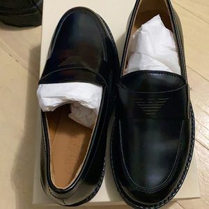 Boys Armani loafers